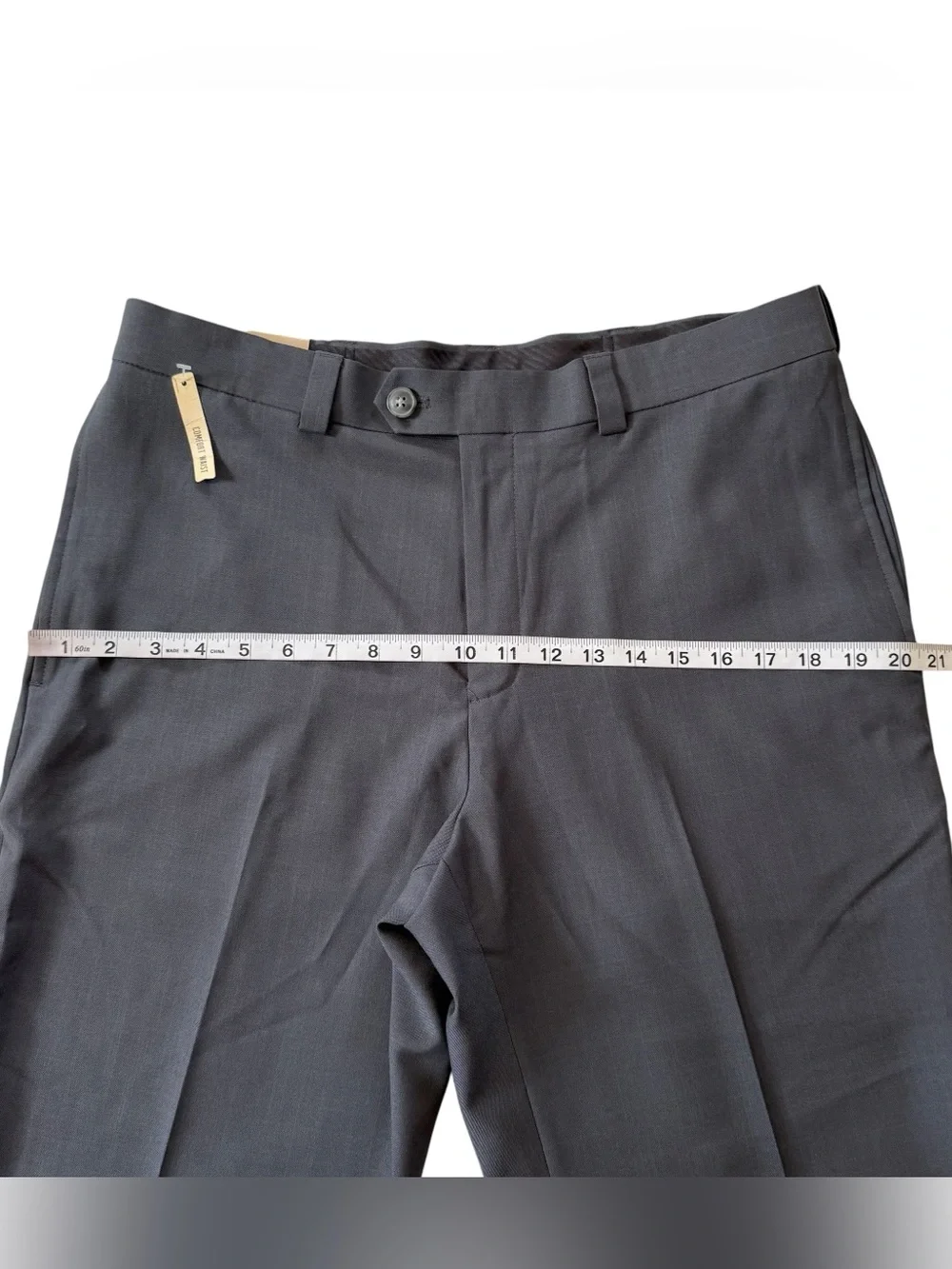 NWT HAGGAR Repreve Men’s 34 x 29 Classic Fit Comfort Waist Suit Pants